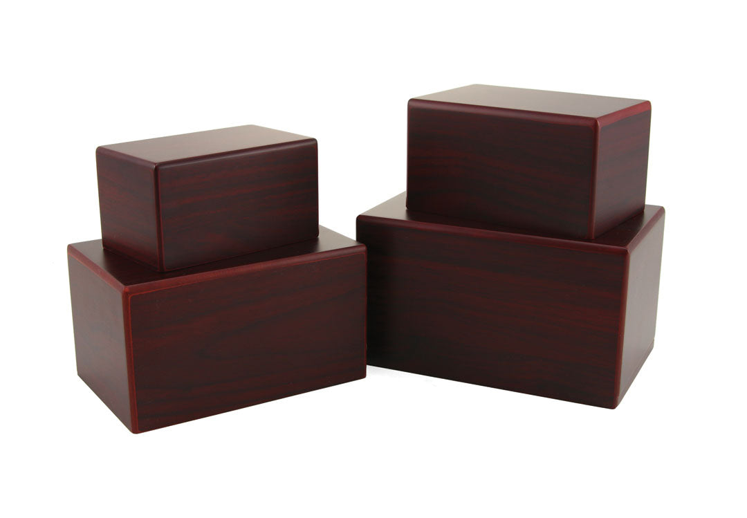 Cherry MDF Plain Pet Urn - no personalization