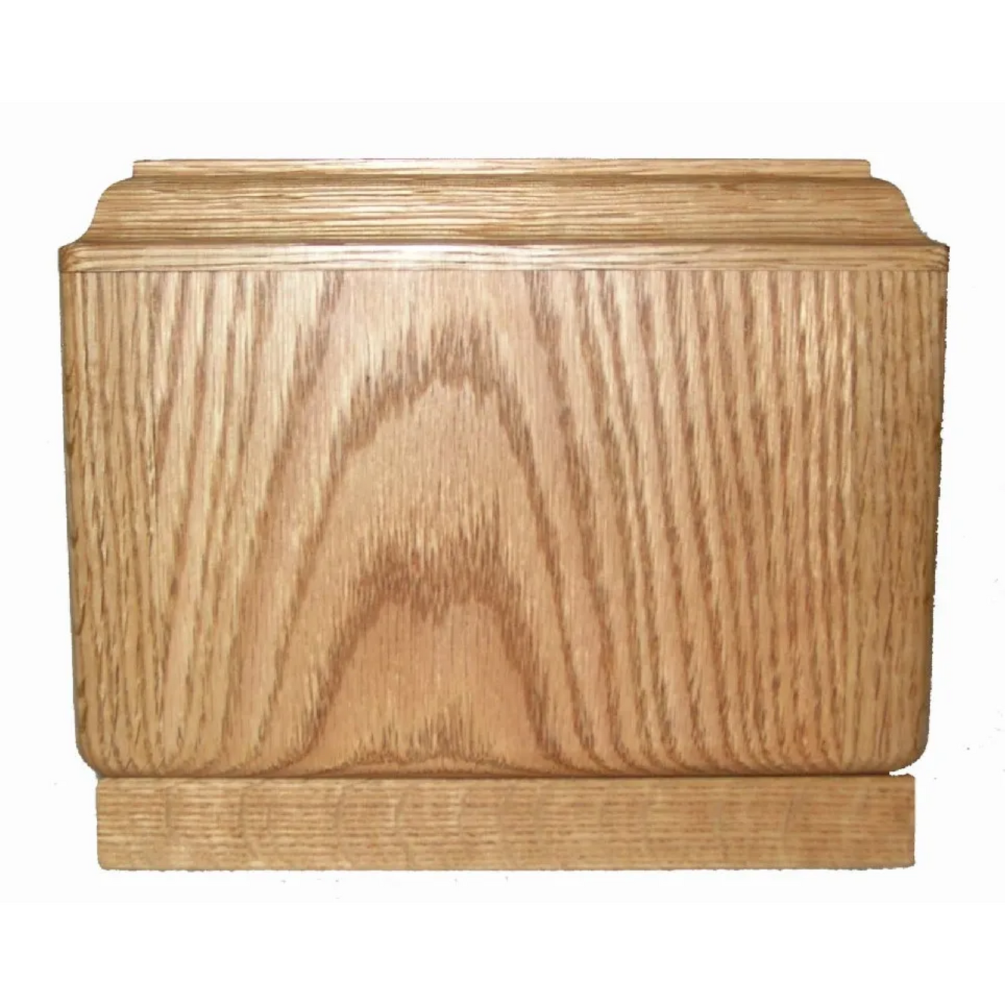 Solid Oak Plain Front Urn