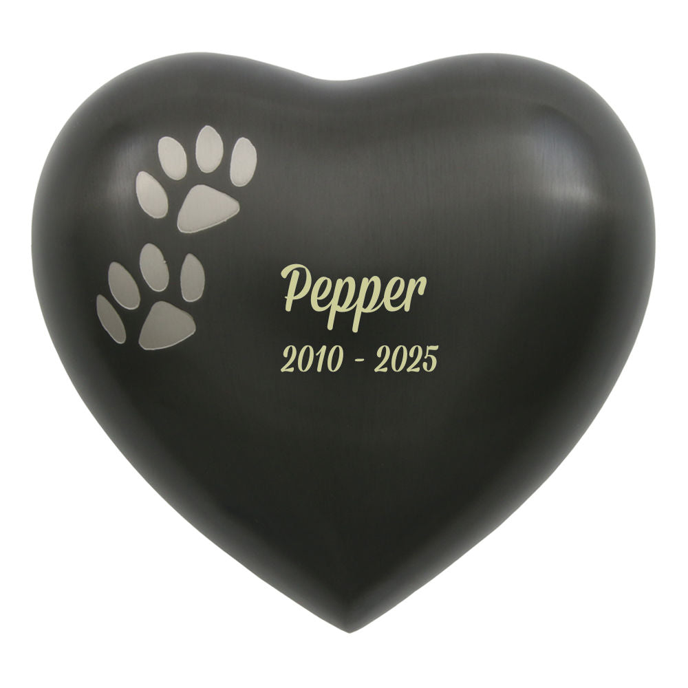 Arielle Heart Urn - with personalization