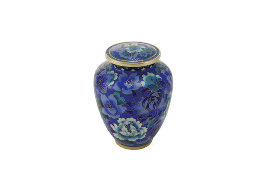 Elite Blue Floral Cloisonne