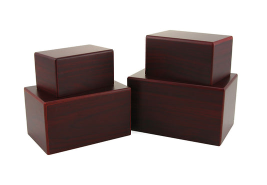 Cherry MDF Plain Pet Urn - no personalization