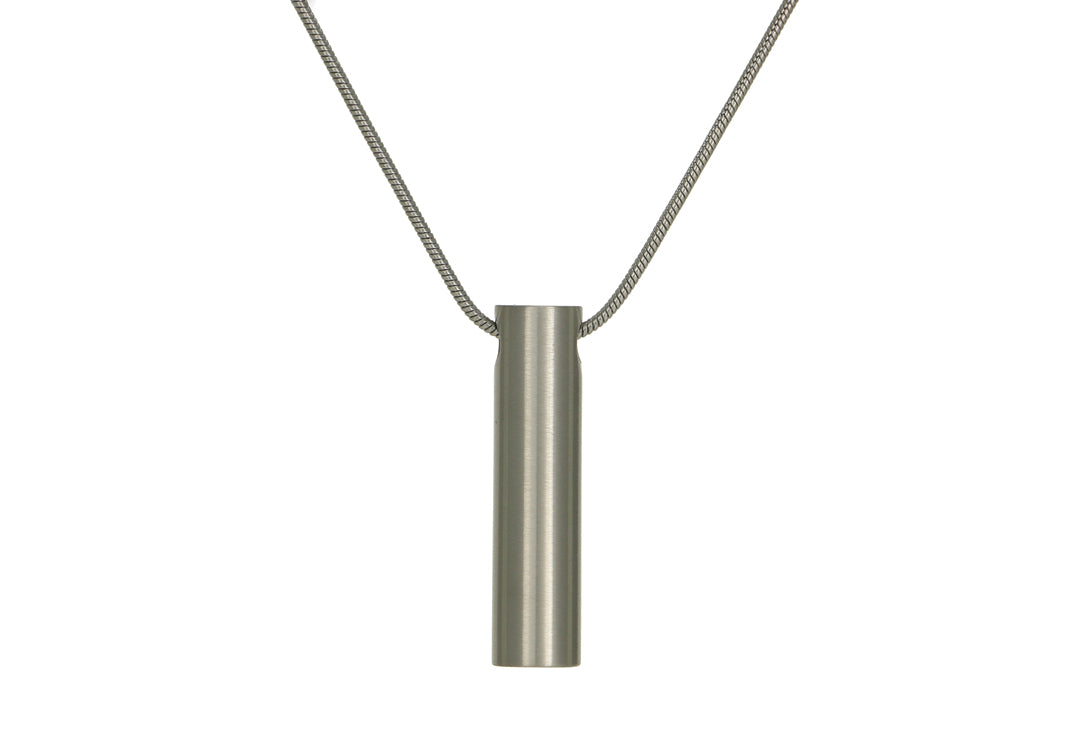 Necklace - Cylinder - Plain - With Personalization