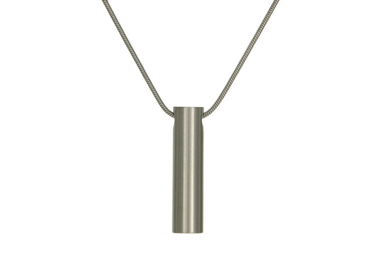 Necklace - Cylinder - Plain - With Personalization