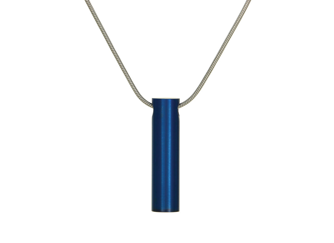 Necklace - Cylinder - Plain - With Personalization