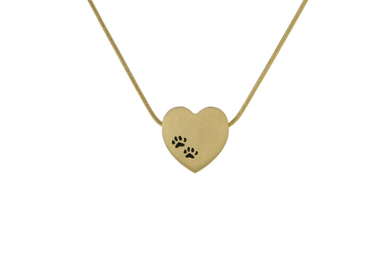 Necklace - Pendant - Heart with Paws - no Personalization